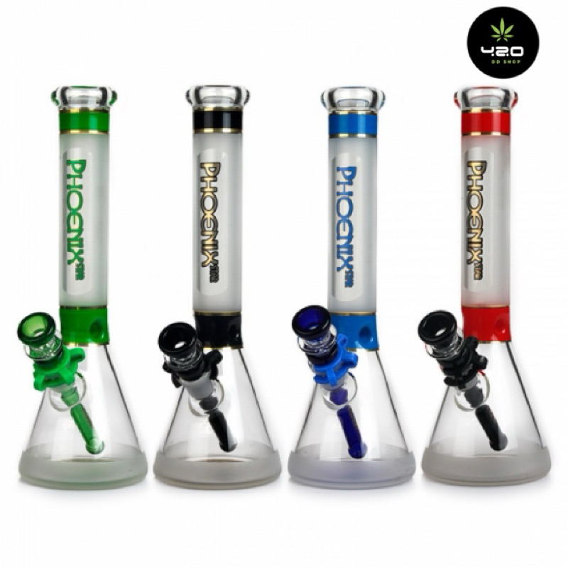 บ้องแก้ว PHOENIX STAR Glass Beaker Bong Sandline 13 Inches