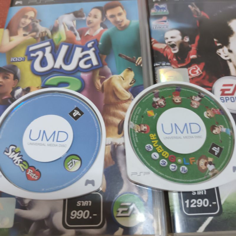 แผ่น psp เกมส์ซิมส์ และกอล์ฟ มือสอง