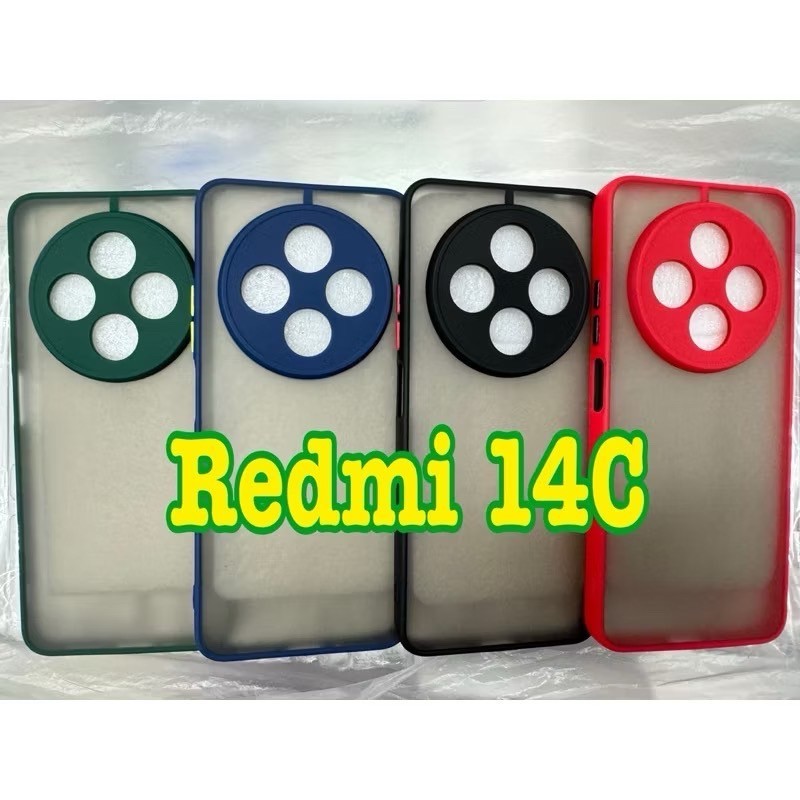 【Flash Sale】Redmi 14C เคสRedmi เคสRedmi 14C 🥰พร้​อมส่งใน🇹🇭🥰เคสTPU​นิ่ม ​เคสขอบนิ่มหลังแข็งขุ่นคลุมกล