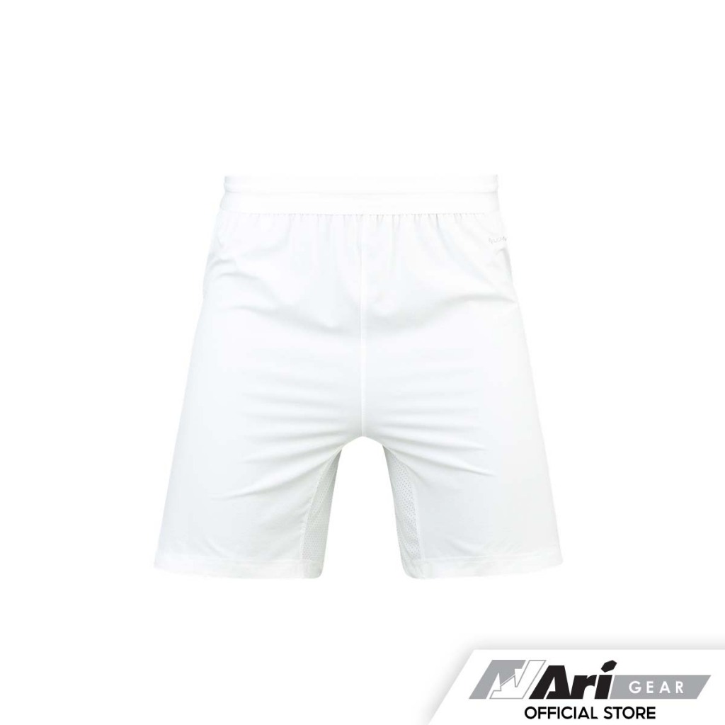 ARI ELITE TEAM SHORTS - WHITE/BLACK กางเกงฟุตบอล อาริ ELITE TEAM สีขาว