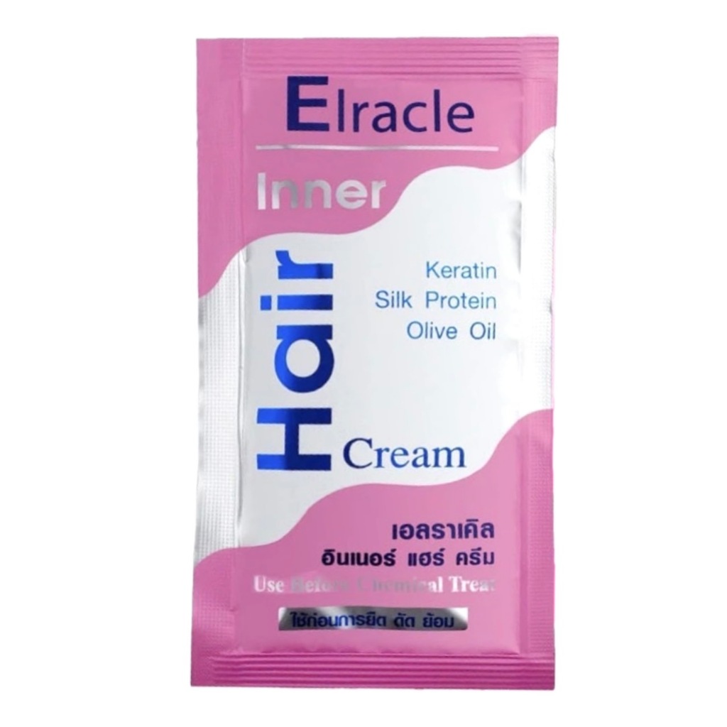 ไบโอ ครีม ใช้ก่อนยืด ดัด ย้อม  Bio Elracle Inner Hair cream ( ซอง )