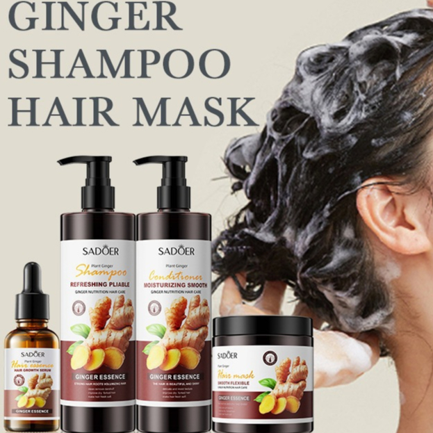 SADOER Htain Essence เซรั่มบำรุงเส้นผม บำรุงเส้นผมให้นุ่มสลวย เงางาม ชุ่มชื่น มีน้ำหนัก เซรั่มขิง