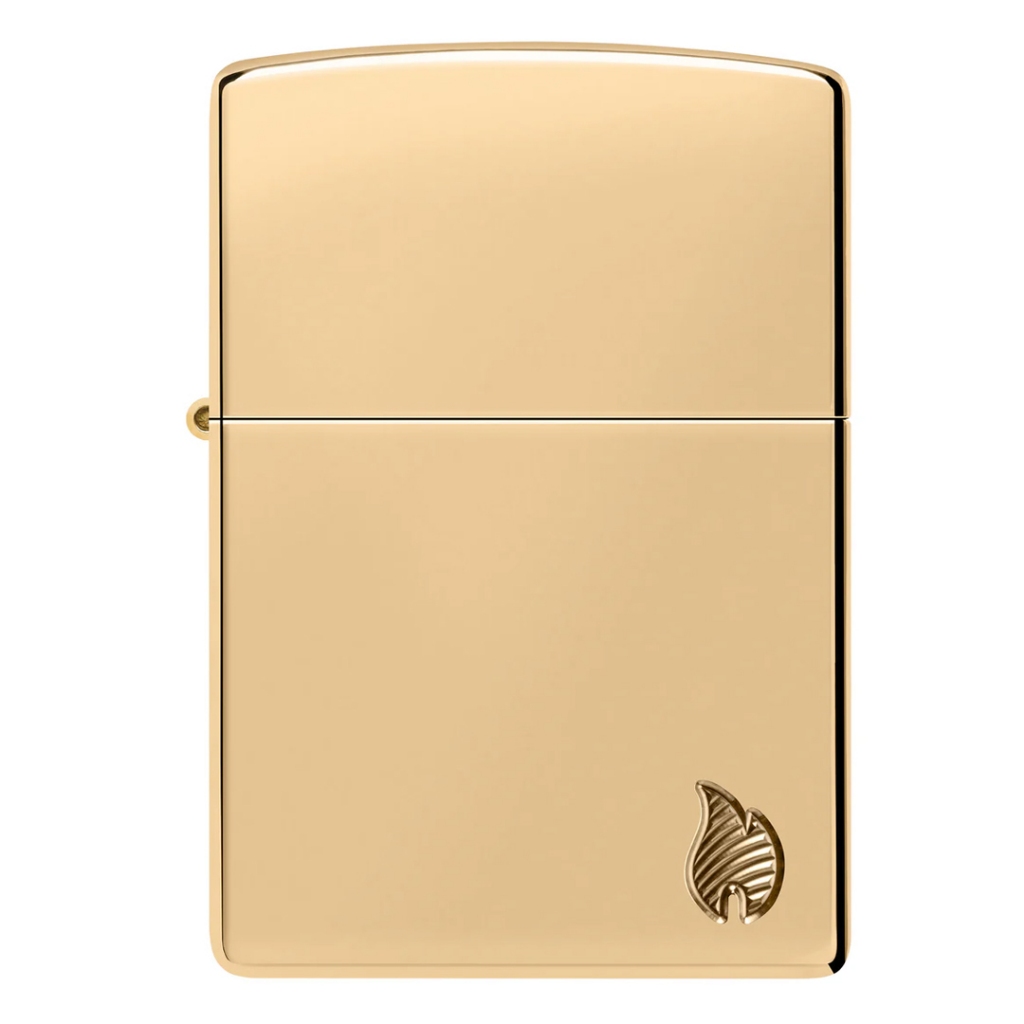 ซิปโป้ รุ่น 46397 Armor® High Polish Brass Flame ของแท้ รับประกันตลอดชีวิต นำเข้าและจำหน่ายโดยตัวแทนจำหน่าย