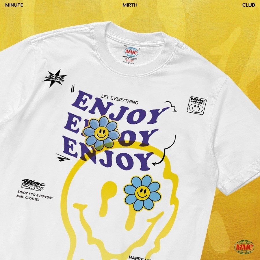 Power7 x Minute Mirth เสื้อยืดสตรีทแฟชั่น คอลเลคชั่นใหม่จากแบรนด์ Minute Mirth (MTH-006) — صورة 3