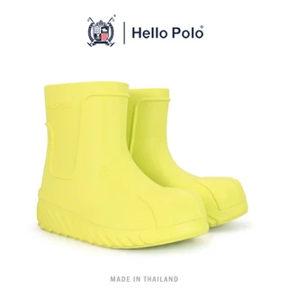Hello Polo HP8029 รองเท้าบูทหุ้มข้อ EVA กันน้ำ แฟชั่น Size 36-41 รองเท้าบูทกันฝน รองเท้าบูทบูทกันน้ำ