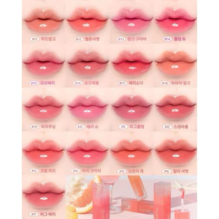 ราคาsale=ใกล้หมดอายุ (กดในไลฟ์ลด40%) DASIQUE JUICY DEWY TINT /Dasique Juicy Dewy Glow Tint ลิปทิ้นท์ฉ่ำ ติดทน