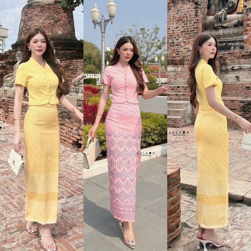 ชุดไทยประยุกต์ตxssmlxl