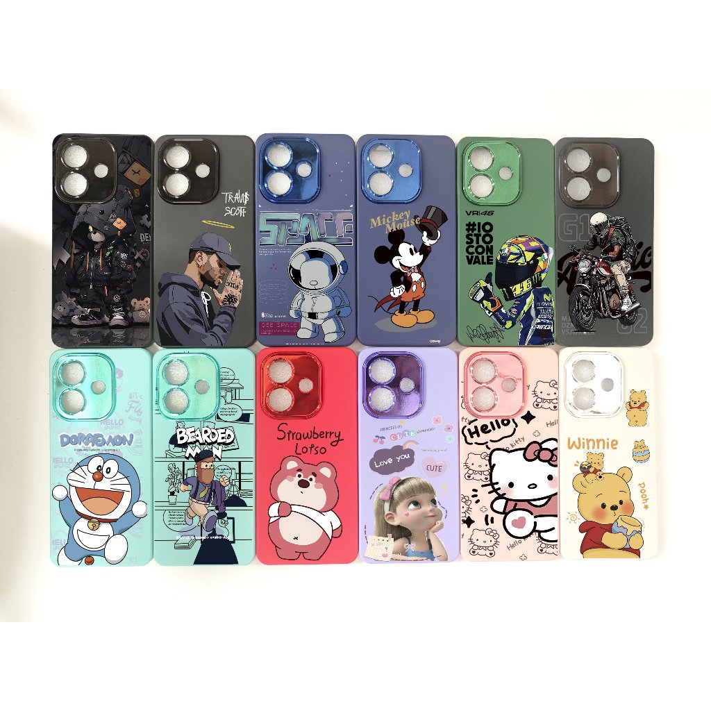 เคสกำมะหยี่ลายการ์ตูน oppo A3/A3X