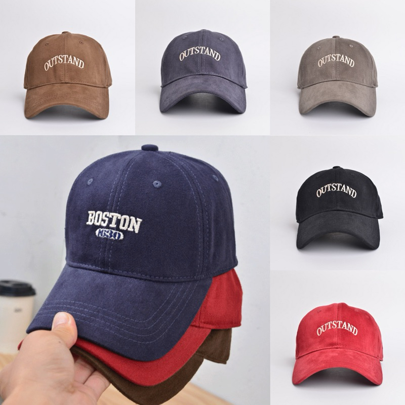 มาใหม่ | หมวกเบสบอล หมวกแก๊ป ปักลาย Boston & Outstand