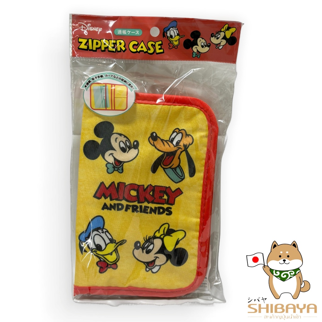 Disneyแท้!! Zipper Case กระเป๋าอเนกประสงค์ กระเป๋าใส่พาสปอร์ต กระเป๋าใส่สมุดบัญชี Toy Story Mickey Mouse จากญี่ปุ่น