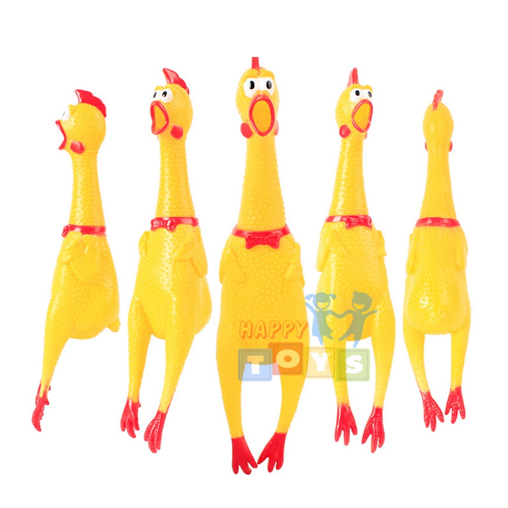 ไก่โอ๊ค ไก่บีบของเล่นเด็ก ฝึกกล้ามเนื้อมือ ไก่ตัวใหญ่ ขนาด 30*7 cm