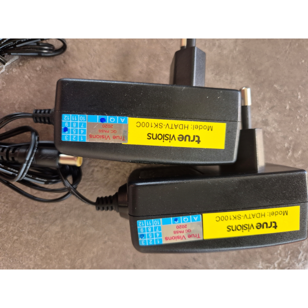 แท้TrueID TV และ True Inno Hybrid Adapter หัวเข็ม 12V 2A Original หม้อแปลง กล่องทรูไอดี ทรูไฮบริด ของใหม่