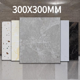 [1 แผ่น]กระเบื้องยางลายหินอ่อน PVC 30*30cmกาวในตัว มีกาวในตั…
