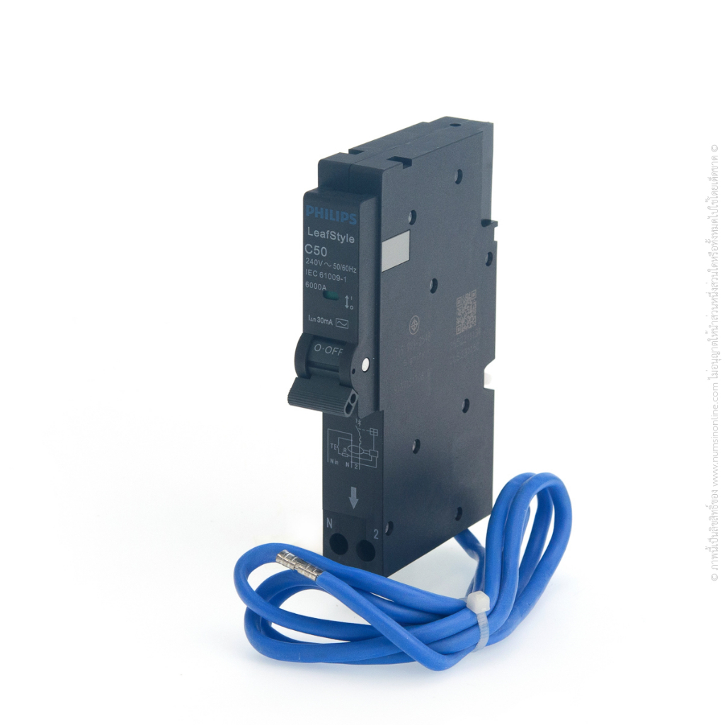 เซอร์กิตกันดูด 1P+N 50A 6kA 30mA LEAFSTYLE