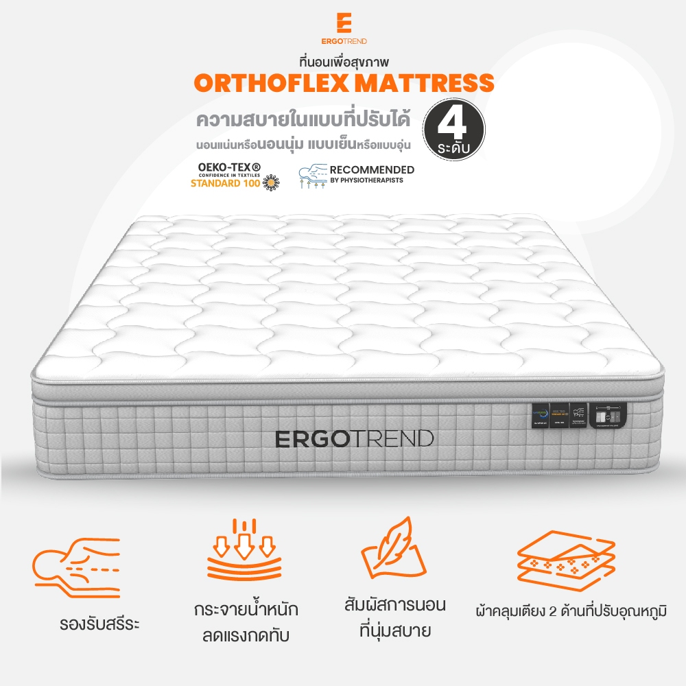Ergotrend ORTHOFLEX ERGONOMIC MATTRESS รุ่น ที่นอน ORTHOFLEX