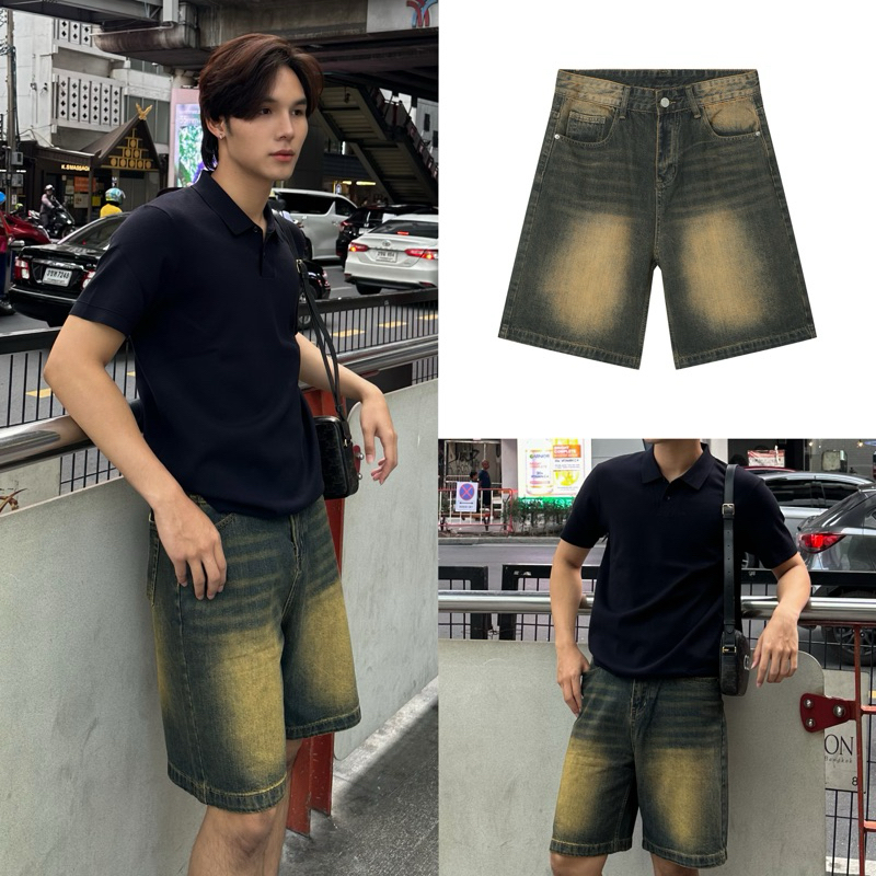 ‼️พร้อมส่ง🍻Jayler Jeans V.2 กางเกงยีนส์ขาสั้น✨ทรงสวย เนื้อผ้าคุณภาพดี🔥