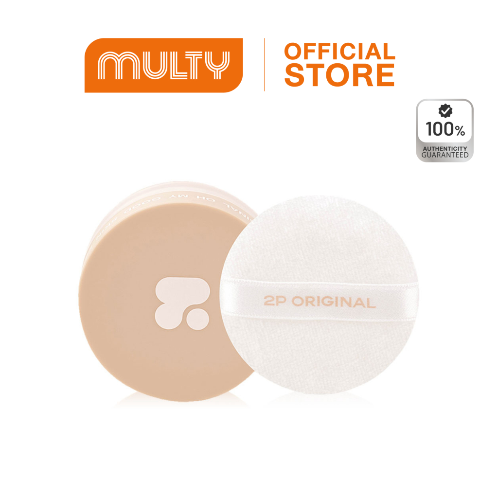2P Original-Oh My Good Skin Filter Translucent Power 10g. แป้งฝุ่นโปร่งแสง ควบคุมความมัน เนื้อเนียนล