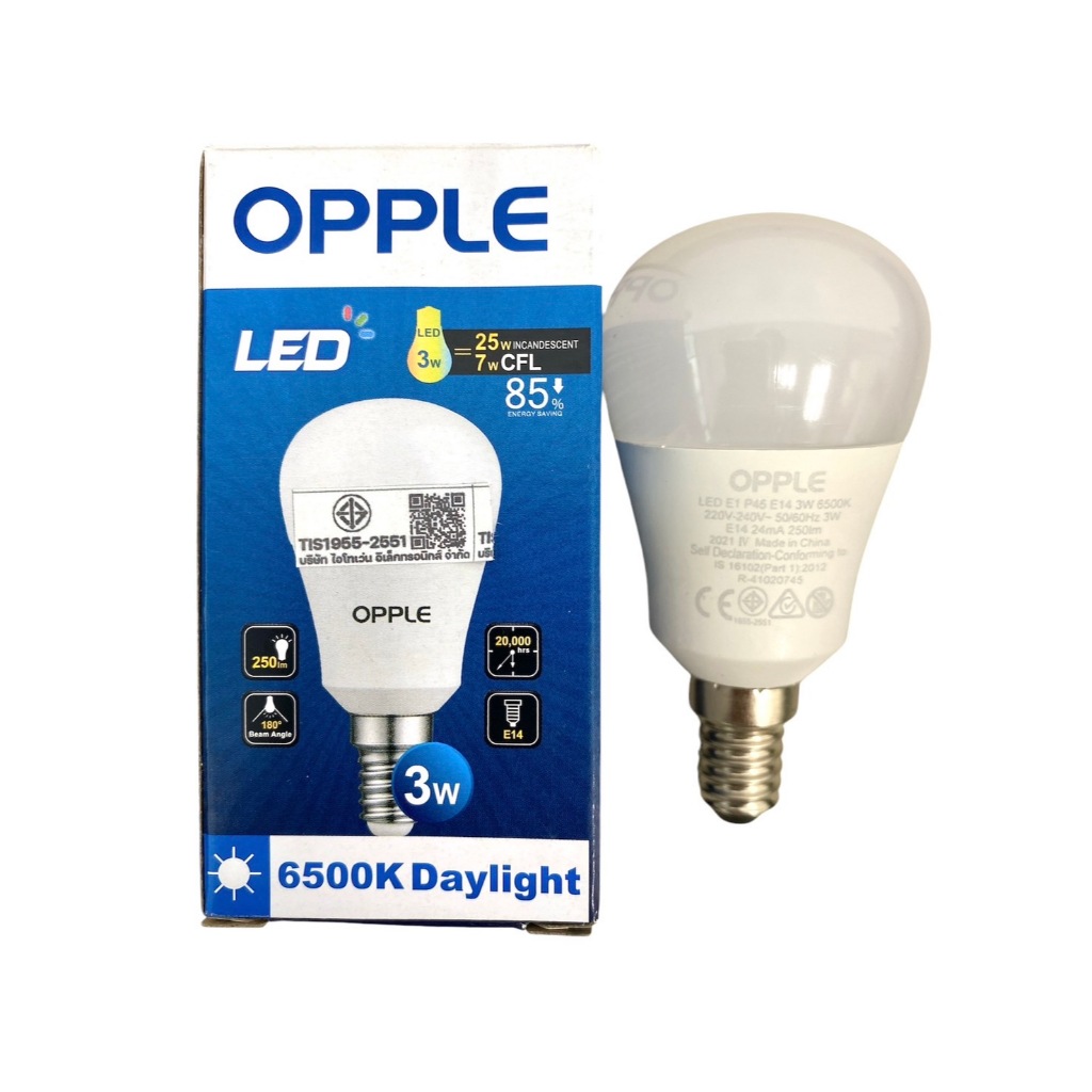 หลอด LED Bulb Ecomax P45-3W E14