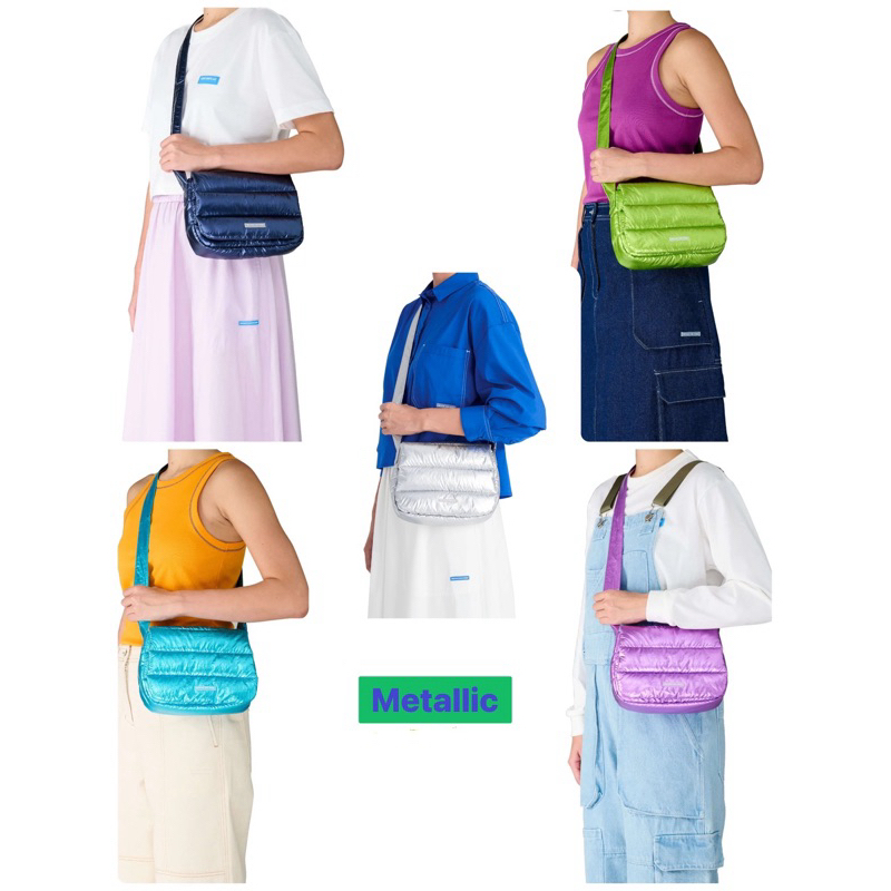 พร้อมส่ง Beyond the Vines BTV รุ่น เมทัลลิค Metallic กระเป๋า Poofy