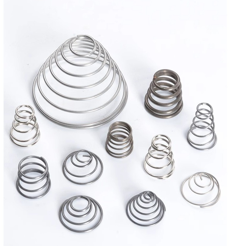 สปริงสแตนเลส304 แบบเจดีย์ทรงกรวย DIY 1.2 มม. ลวดยาว-สั้น ทรงสี่เหลี่ยมคางหมู คุณภาพสูง