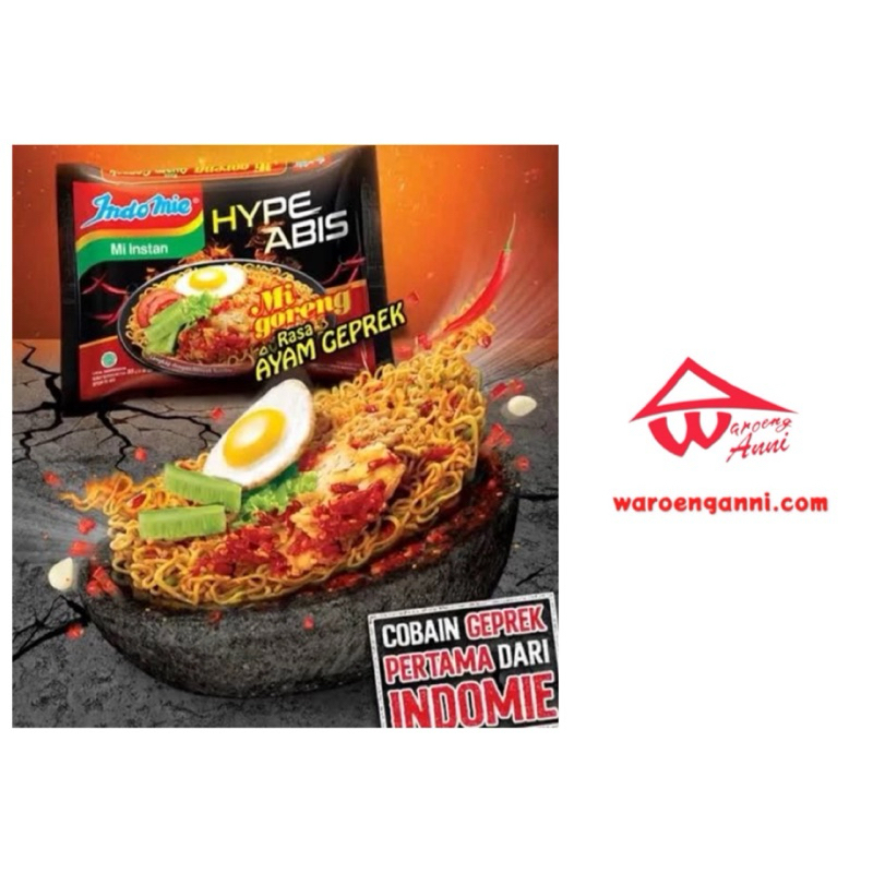 Indonesia Indomie Mi Goreng Rasa Ayam Geprek 85 gram / Fried Instant Noodles Fried Chicken Geprek Spicy 1 pc & 5 pc