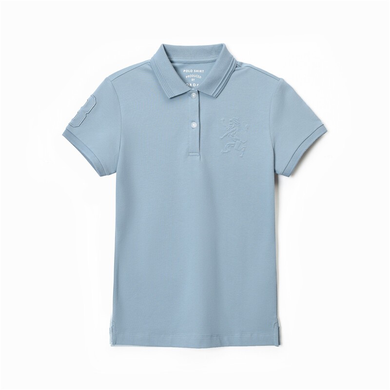 GIORDANO เสื้อโปโลผู้หญิง Women's 3D Lion Polo 05312222