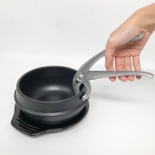 KOREA POT หม้อหินเกาหลี 뚝배기 หม้อเกาหลี พร้อมถาด ชามเกาหลี บิบิมบับ