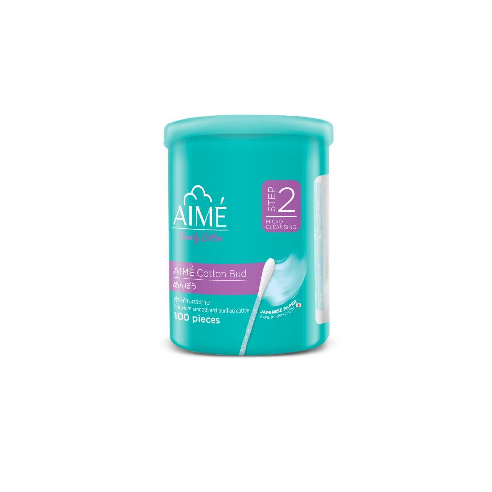 Aime Cotton Bud 100Sticks เอเม่ คอตตอนบัด 100 แท่ง