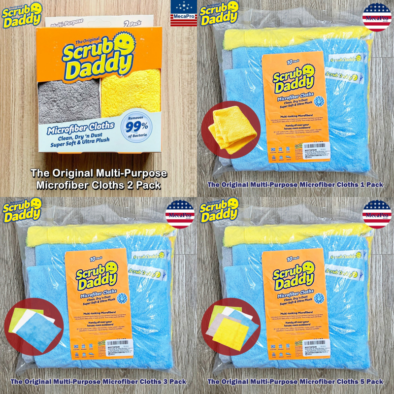 Scrub Daddy® The Original Multi-Purpose Microfiber Cloths แบ่งขาย ผ้าไมโครไฟเบอร์  คละสี
