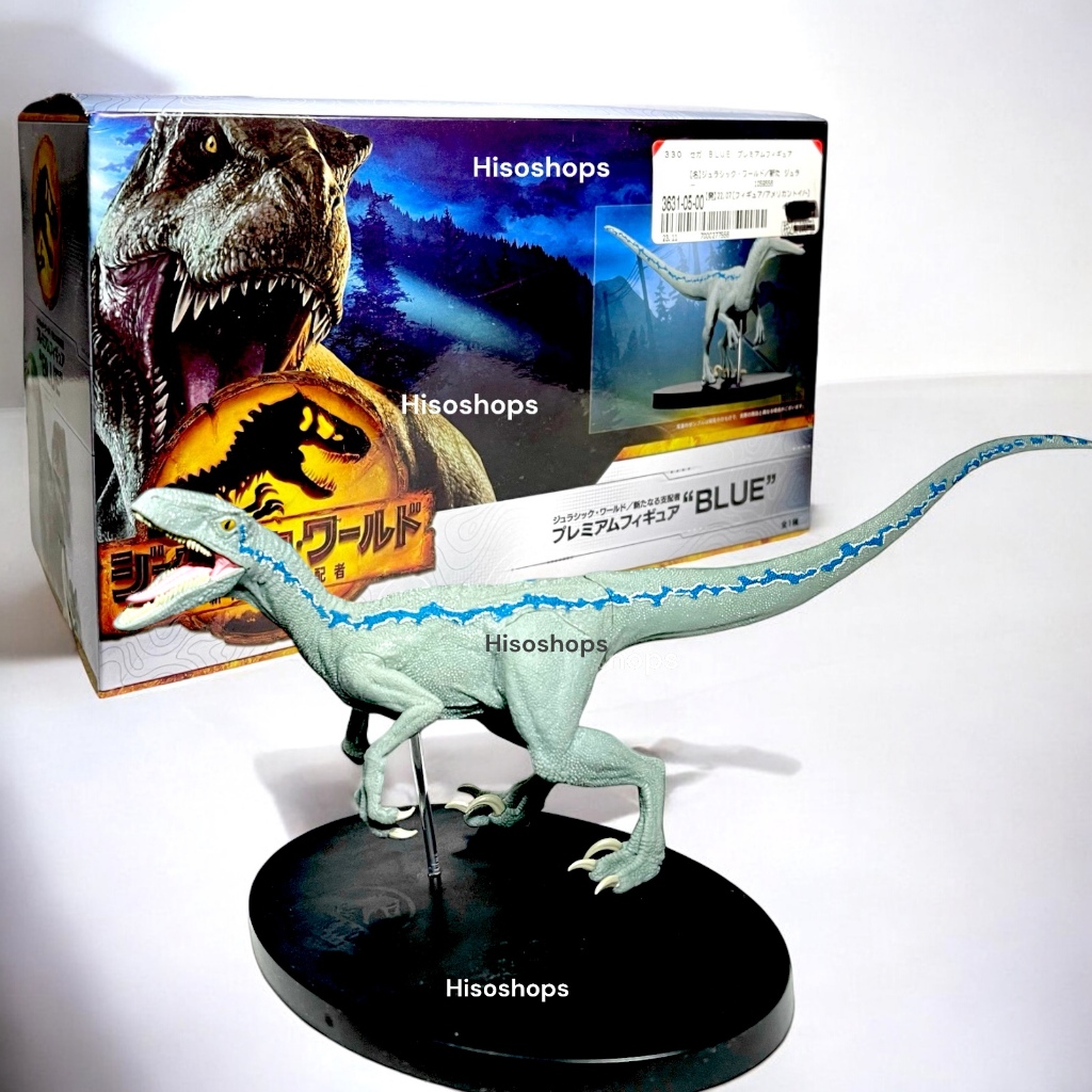 BLUE JURASSIC WORLD SEGA แท้ โมเดลไดโนเสาร์แรพเตอร์ "บลู" งานญี่ปุ่นแท้ งานสวยมากๆค่ะ