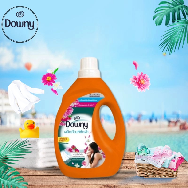 ดาวน์นี่ น้ำยาซักผ้า Downy 2500ML ผลิตภัณฑ์ซักผ้า ซักน้ำ สูตรเข้มข้น รุ่น ดาวน์นี่ ผลิตภัณฑ์ซักผ้าสู