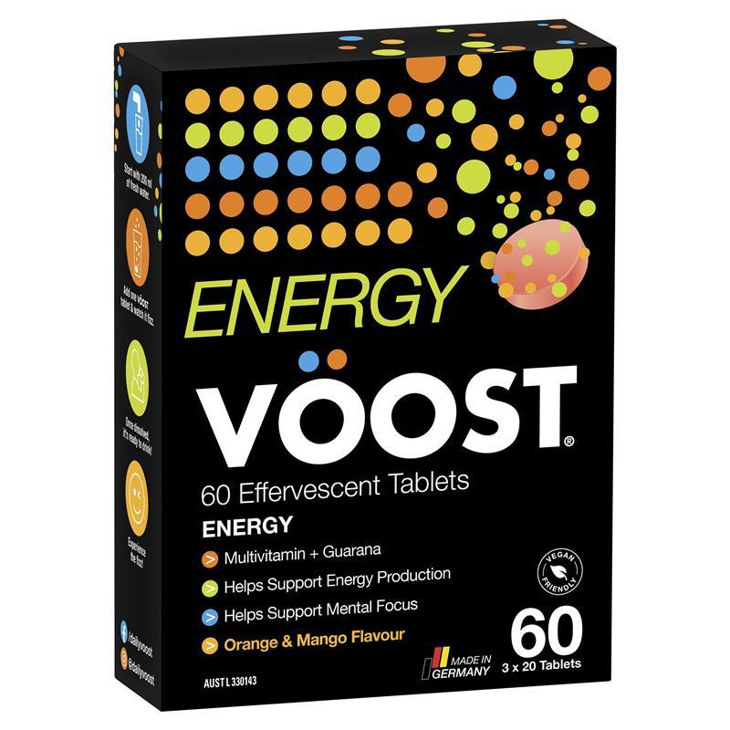 Voost Energy Effervescent 60 Pack Exclusive Size