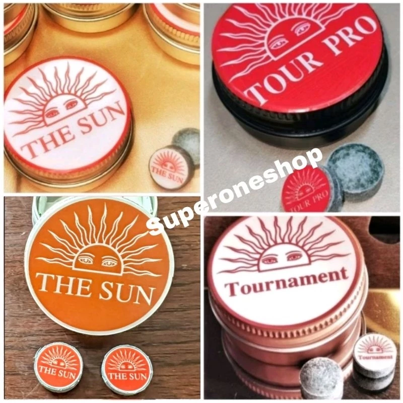 หัวคิวเดอะซัน the sun หัว11mm มี4แบบให้เลือก (1ตลับมี2หัว)