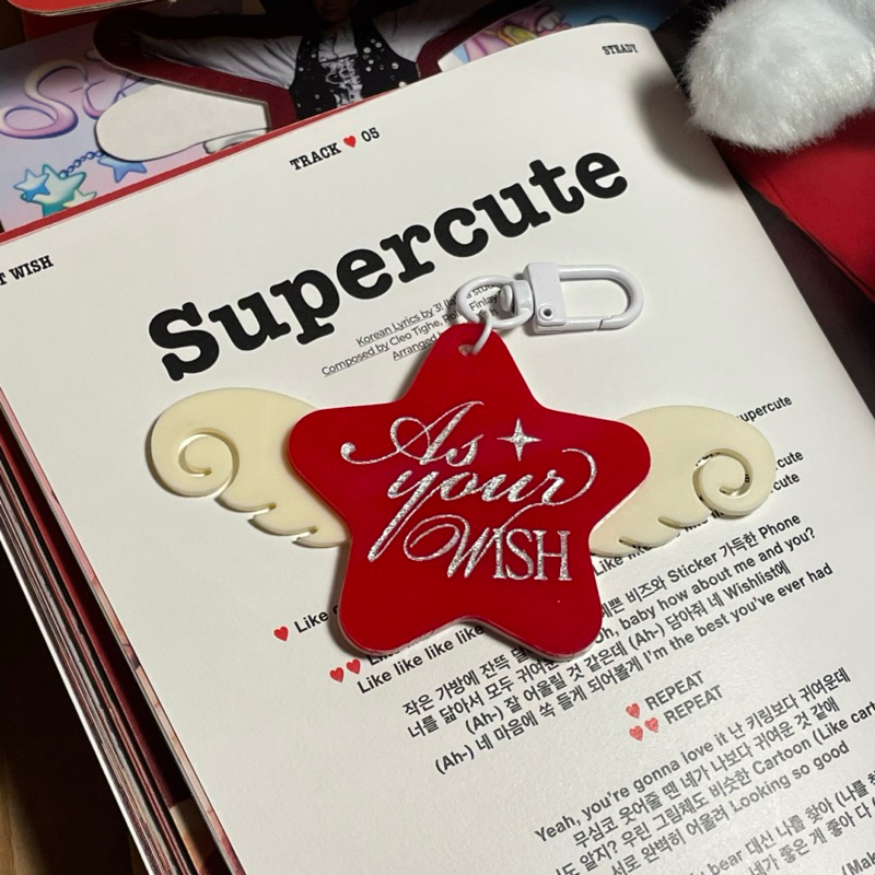(Pre-Order) 🫧 Acrylic Keyring | As your WISH ❤️🪽 พวงกุญแจหัวใจ อะคริลิค ของขวัญ