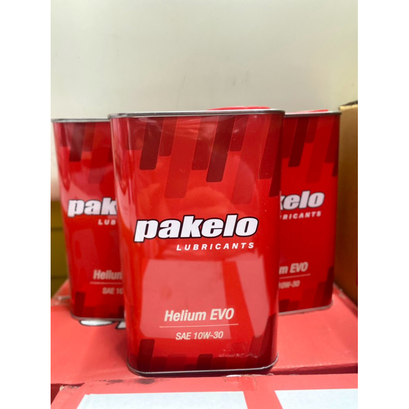PAKELO HELIUM EVO น้ำมันเครื่องรถยนยต์คุณภาพ จากประเทศอิตาลี 🇮🇹ความหนืด 10w30/10w40 ขนาด1ลิตร