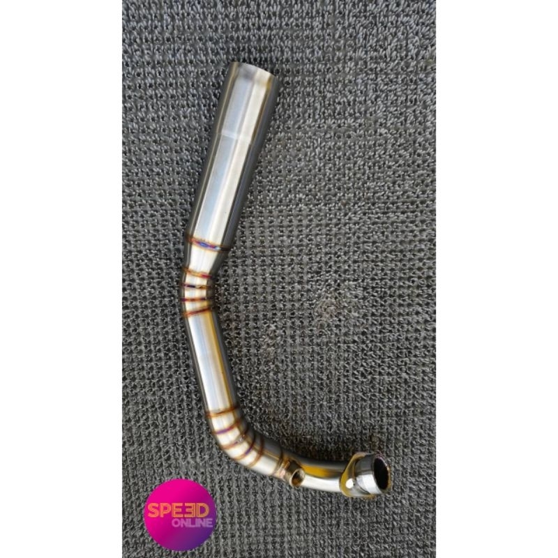 คอท่อเลส Zontes 350 e (ท่อเดิม) 1.3-2นิ้ว  ราคาถูก อะไหล่มอเตอร์ไซค์ อะไหล่แต่ง อะไหล่สวยงาม