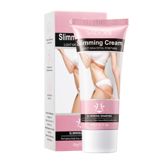 SADOER Slimming Cream LIGHT GRACEFUL POSITURE ครีมสลายไขมัน ครีมปรับรูปร่าง ร่างทรงสวย กระชับหน้าทอง