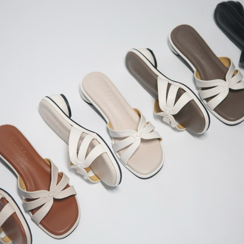 LILYNN 008 รองเท้าส้นเตี้ย งานแฟชั่นสวมสวย เหมาะกับสาวทุกไซซ์ค่า งานดือม้ากกก