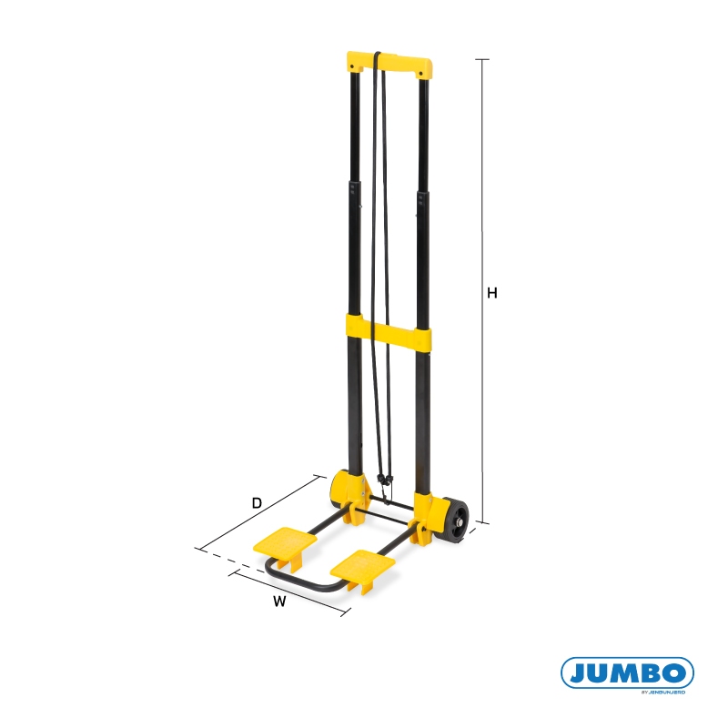 JenStore  JUMBO  รถเข็นสัมภาระพับได้ 25 กก. SF-25