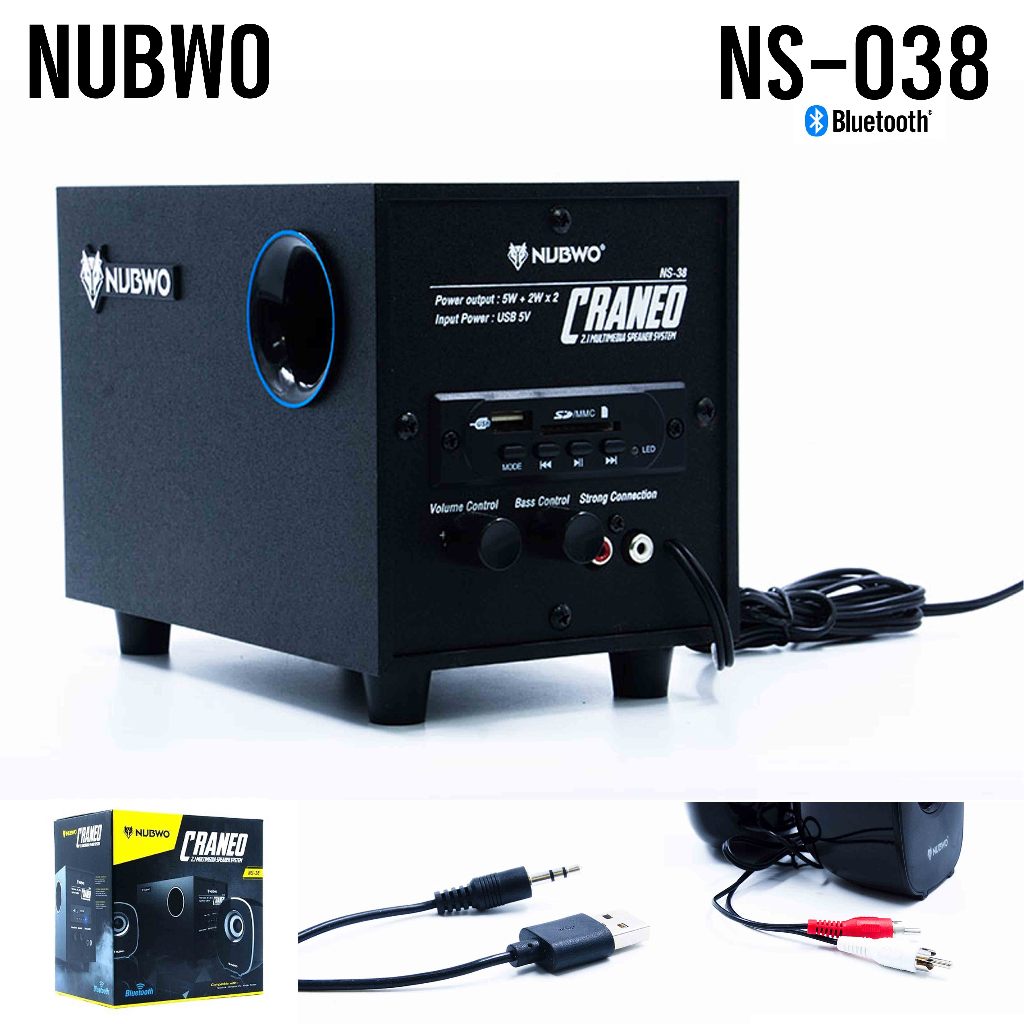 ลำโพง NUBWO Speaker Bluetooth Nubwo NS-38