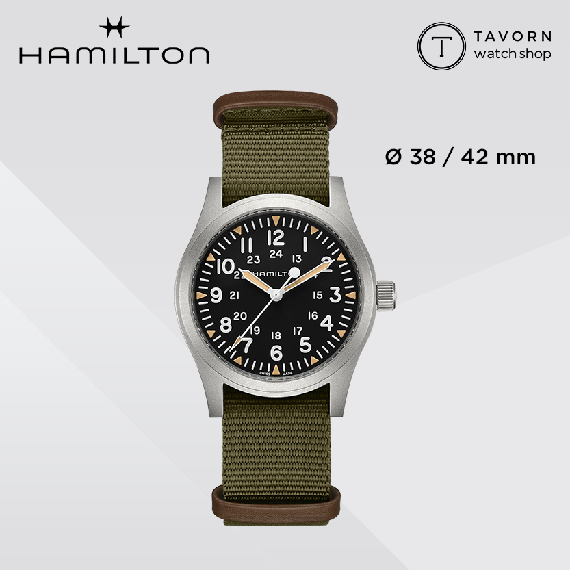 นาฬิกา Hamilton Khaki Field Mechanical 38/42mm รุ่น H69439931 / H69529933