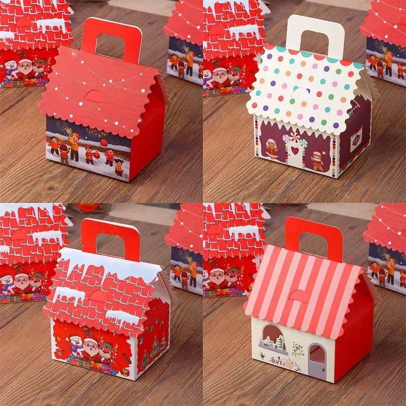 DIY กล่องของขวัญ ใส่ขนม ลูกอม กล่องคริสมาส แจก ของชำร่วย