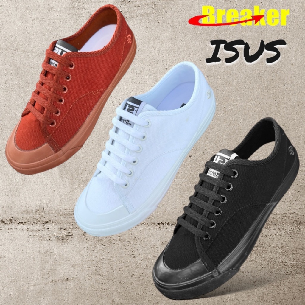Breaker ISUS 36-45 รองเท้านักเรียน รองเท้าผ้าใบ เบรกเกอร์