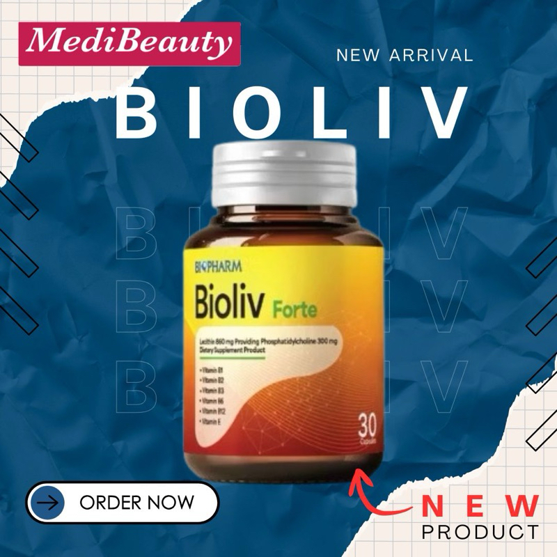 🍺🍻bioliv forte 30 capsules ไบโอลิ 30แคป 🍻สายดื่มอยากฟื้นฟูและดูแลตับอย่างไรดี? เพราะตับสำคัญ