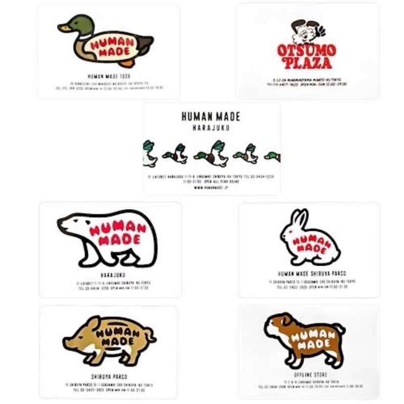 NEW !!! HUMAN MADE FRIDGE MAGNET