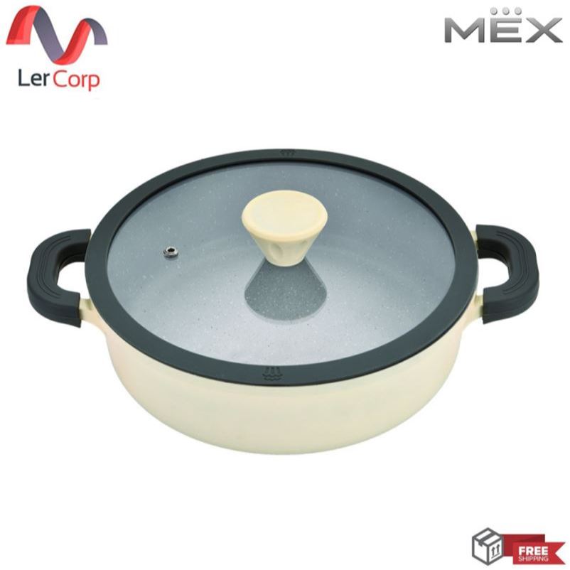(Mex) หม้อ Casserole พร้อมฝาแก้ว รุ่น CSA247CR