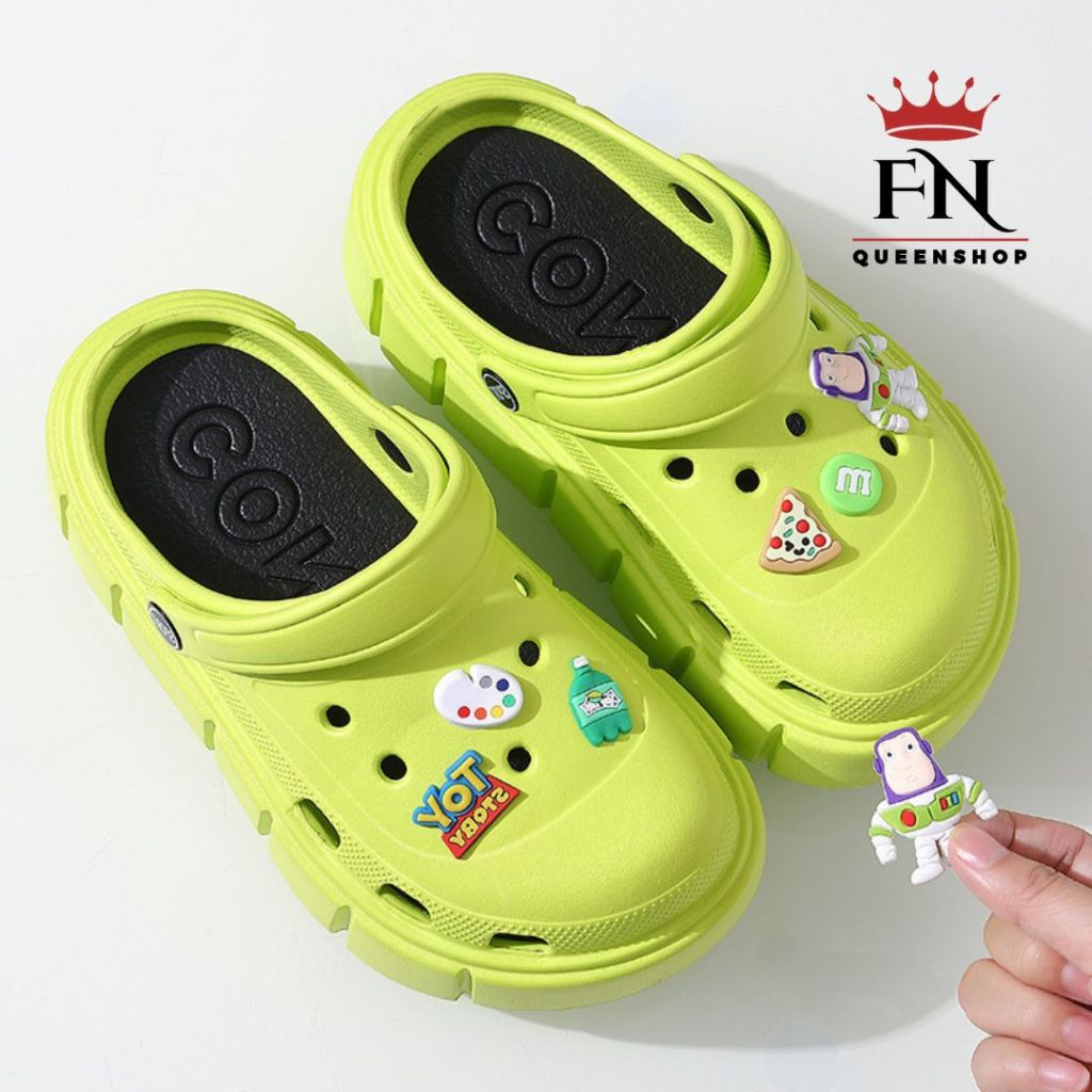 เซตตัวติดรองเท้า ตัวการ์ตูนติดรองเท้า ชุดตกแต่งรองเท้า
