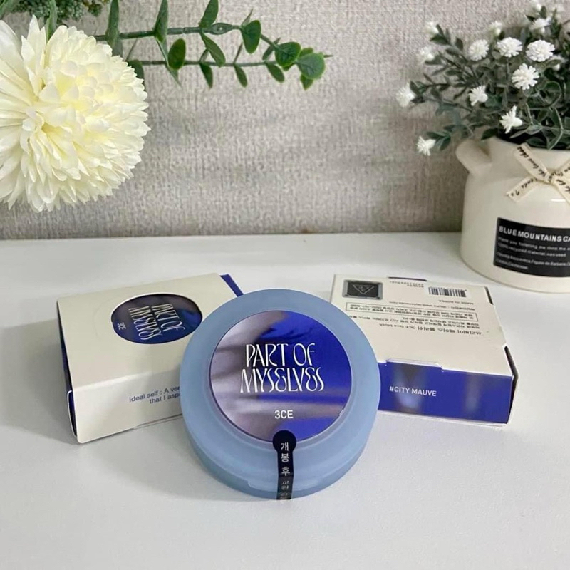 3CE BLUSH สี city mauve แพคเกจลิมิเตด สีน้ำเงิน