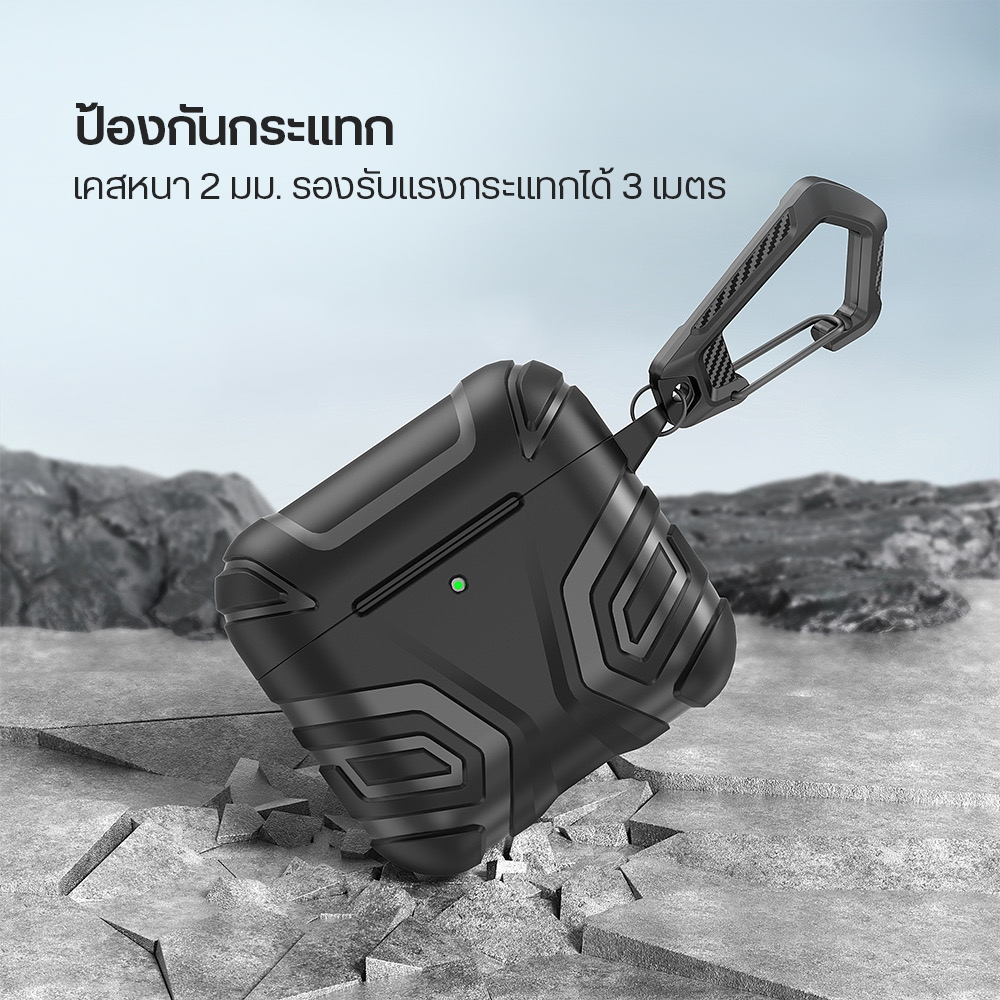 เคส AirPods (รุ่น 4) รุ่นใหม่ 2024 ปกป้องแอร์พอร์ด TPU นิ่มเรียบง่าย รองรับ AirPods 4 4ANC ราคา ถูกที่สุด ดีลบีเคเค แกลเลอรีภาพที่ 2