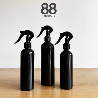 ขวดฟ๊อกกี้สีดำ ขวดสเปรย์สีดำ ขวดPET 200/250/300/400/500ml. พร้อมจัดส่งจากกรุงเทพ 88 PRODUCTS